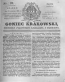 Goniec Krakowski: dziennik polityczny, liberalny i naukowy. 1831.04.29 nr97