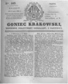 Goniec Krakowski: dziennik polityczny, liberalny i naukowy. 1831.05.06 nr103