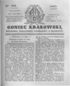 Goniec Krakowski: dziennik polityczny, liberalny i naukowy. 1831.05.07 nr104