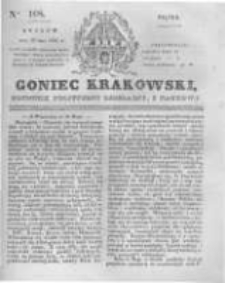Goniec Krakowski: dziennik polityczny, liberalny i naukowy. 1831.05.13 nr108