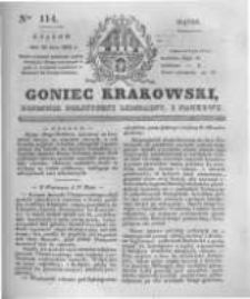 Goniec Krakowski: dziennik polityczny, liberalny i naukowy. 1831.05.20 nr114