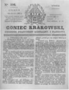 Goniec Krakowski: dziennik polityczny, liberalny i naukowy. 1831.05.24 nr116