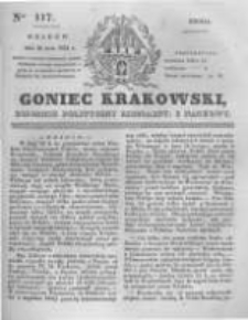 Goniec Krakowski: dziennik polityczny, liberalny i naukowy. 1831.05.25 nr117