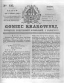 Goniec Krakowski: dziennik polityczny, liberalny i naukowy. 1831.06.11 nr132