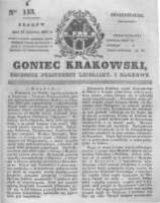 Goniec Krakowski: dziennik polityczny, liberalny i naukowy. 1831.06.13 nr133