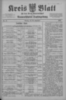 Kreis Blatt f&uuml;r den Kreis Neutomischeler zugleich Hopfenzeitung 1902.09.23 Nr74