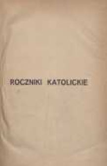 Roczniki Katolickie na Rok Pański 1933 T.11