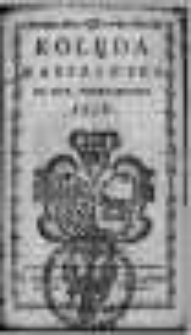 Kolęda Warszawska Na Rok Przybyszowy 1776