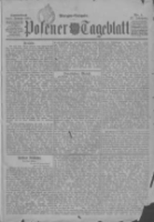 Posener Tageblatt 1898.01.01 Jg.37 Nr1