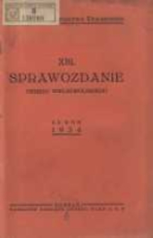 Sprawozdanie Okręgu Wielkopolskiego za rok 1934