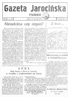 Gazeta Jarocińska 1991.01.18 Nr15(II)