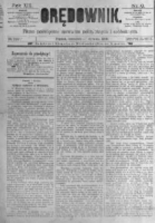Orędownik: pismo poświęcone sprawom politycznym i spółecznym. 1889.01.10 R.19 nr8