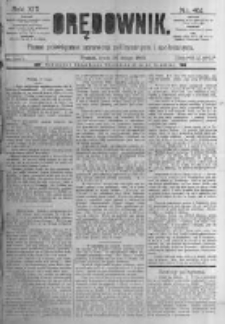 Orędownik: pismo poświęcone sprawom politycznym i spółecznym. 1889.02.20 R.19 nr42
