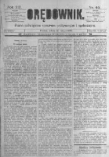 Orędownik: pismo poświęcone sprawom politycznym i spółecznym. 1889.02.23 R.19 nr45