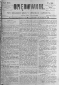 Orędownik: pismo poświęcone sprawom politycznym i spółecznym. 1889.03.06 R.19 nr54