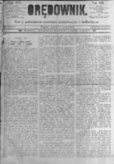Orędownik: pismo poświęcone sprawom politycznym i spółecznym. 1889.03.12 R.19 nr59