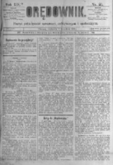Orędownik: pismo poświęcone sprawom politycznym i spółecznym. 1889.04.07 R.19 nr81