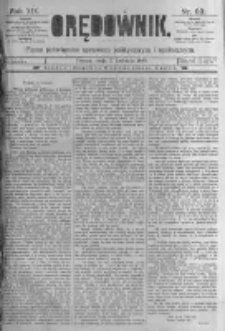 Orędownik: pismo poświęcone sprawom politycznym i spółecznym. 1889.04.16 R.19 nr89
