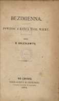 Bezimienna: powieść z końca XVIII wieku. T. 2