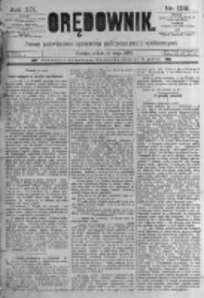 Orędownik: pismo poświęcone sprawom politycznym i spółecznym. 1889.05.11 R.19 nr108