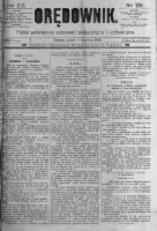 Orędownik: pismo poświęcone sprawom politycznym i spółecznym. 1889.06.08 R.19 nr131