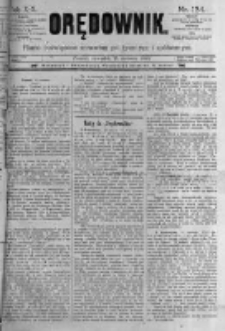 Orędownik: pismo poświęcone sprawom politycznym i spółecznym. 1889.06.13 R.19 nr134