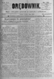 Orędownik: pismo poświęcone sprawom politycznym i sp&oacute;łecznym. 1889.07.06 R.19 nr152
