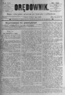 Orędownik: pismo poświęcone sprawom politycznym i spółecznym. 1889.07.06 R.19 nr152