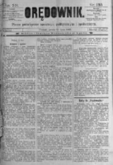 Orędownik: pismo poświęcone sprawom politycznym i sp&oacute;łecznym. 1889.07.13 R.19 nr158