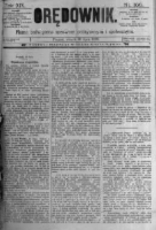Orędownik: pismo poświęcone sprawom politycznym i spółecznym. 1889.07.16 R.19 nr160