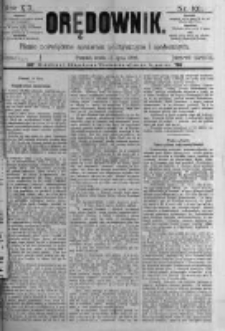 Orędownik: pismo poświęcone sprawom politycznym i sp&oacute;łecznym. 1889.07.17 R.19 nr161