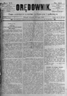 Orędownik: pismo poświęcone sprawom politycznym i spółecznym. 1889.07.18 R.19 nr162