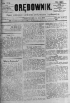 Orędownik: pismo poświęcone sprawom politycznym i sp&oacute;łecznym. 1889.07.25 R.19 nr168