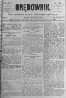 Orędownik: pismo poświęcone sprawom politycznym i spółecznym. 1889.07.27 R.19 nr170