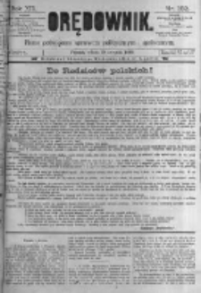 Orędownik: pismo poświęcone sprawom politycznym i spółecznym. 1889.08.10 R.19 nr182