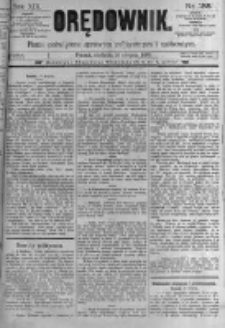 Orędownik: pismo poświęcone sprawom politycznym i sp&oacute;łecznym. 1889.08.18 R.19 nr188