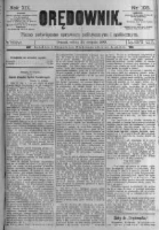 Orędownik: pismo poświęcone sprawom politycznym i sp&oacute;łecznym. 1889.08.24 R.19 nr193