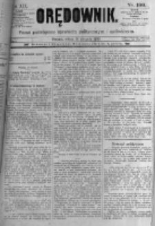 Orędownik: pismo poświęcone sprawom politycznym i sp&oacute;łecznym. 1889.08.31 R.19 nr199