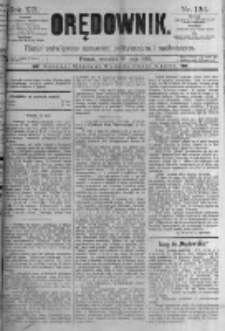 Orędownik: pismo poświęcone sprawom politycznym i spółecznym. 1889.05.30 R.19 nr124