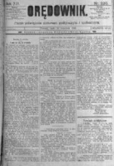 Orędownik: pismo poświęcone sprawom politycznym i spółecznym. 1889.09.25 R.19 nr220