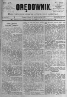 Orędownik: pismo poświęcone sprawom politycznym i sp&oacute;łecznym. 1889.10.12 R.19 nr235