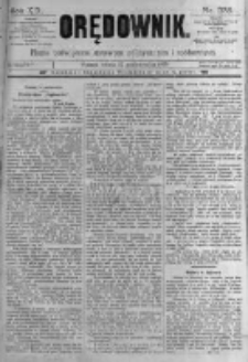 Orędownik: pismo poświęcone sprawom politycznym i spółecznym. 1889.10.12 R.19 nr235