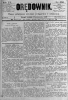 Orędownik: pismo poświęcone sprawom politycznym i spółecznym. 1889.10.13 R.19 nr236