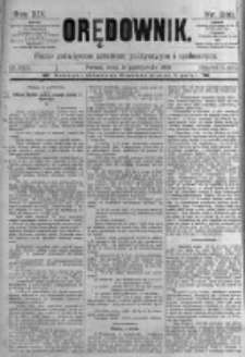 Orędownik: pismo poświęcone sprawom politycznym i spółecznym. 1889.10.16 R.19 nr238