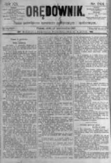 Orędownik: pismo poświęcone sprawom politycznym i spółecznym. 1889.10.23 R.19 nr244