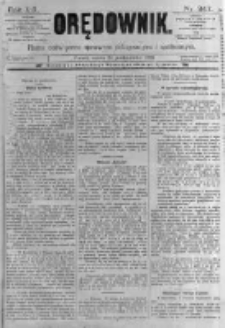 Orędownik: pismo poświęcone sprawom politycznym i spółecznym. 1889.10.26 R.19 nr247