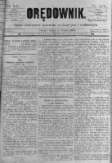 Orędownik: pismo poświęcone sprawom politycznym i spółecznym. 1889.11.05 R.19 nr254