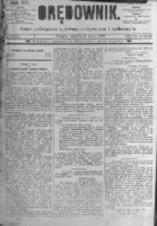 Orędownik: pismo poświęcone sprawom politycznym i spółecznym. 1889.03.03 R.19 nr52