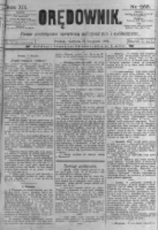 Orędownik: pismo poświęcone sprawom politycznym i spółecznym. 1889.11.17 R.19 nr265