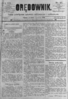 Orędownik: pismo poświęcone sprawom politycznym i sp&oacute;łecznym. 1889.12.01 R.19 nr277